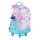 Mochila Trolley Escolar L 49cm, com Rodas Led Totto MOLKY Rosa | Ref. 330.MJ03MOL0038I0