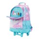 Mochila Trolley Escolar L 49cm, com Rodas Led Totto MOLKY Rosa | Ref. 330.MJ03MOL0038I0