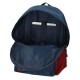 Mochila Escolar Adap. 44Cm. c/ Carro Pepe Jeans CHEST Azul/Bordô | Ref. 186.64723T1