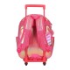 Mochila Pré-Escolar Adap. 32cm c/ Carro Enso CAT CUDDLER Rosa Fuchsia | Ref. 186.93921T1