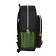 Mochila Escolar Júnior Adap. 38cm Nerf NEON Preta | Ref. 248.612240640 Mochila Escolar Júnior Adap. 38cm Nerf NEON Preta | Ref. 248.612240640