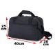 Benzi Saco de Viagem Ryanair 40cm Preto | Ref. 288.BZ5528P
