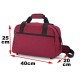 Saco de Viagem Ryanair 40cm Vermelho | Ref. 288.BZ5528V