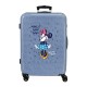 Mala de Viagem / Trolley Médio 68cm Minnie MAKE IT RAIN BOWS Azul | Ref. 186.4531821