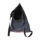 Mochila Saco c/ Bolso Frontal Pepe Jeans DIKRAN Azul Marinho | Ref. 186.6553821