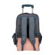 Trolley Mochila Escolar 44Cm 4 Rodas Pepe Jeans LAILA Azul | Ref. 186.6432821