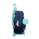 Mochila Pequena Adap. 28Cm c/ Carro Movom DREAMS TIME Azul Escuro | Ref. 186.35320T1