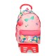 Mochila Escolar Adap c/ Carro 44Cm Roll Road PRECIOUS FLOWER Rosa | Ref. 186.35623T1 Mochila Escolar Adap c/ Carro 44Cm Roll Road PRECIOUS FLOWER Rosa | Ref. 186.35623T1