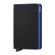 Secrid SLIMWALLET Matte Black & Blue | Ref. 297.SM-BB