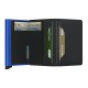 Secrid SLIMWALLET Matte Black & Blue | Ref. 297.SM-BB