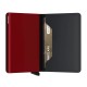 Secrid SLIMWALLET Matte Black & Red | Ref. 297.SM-P-R