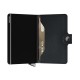 Carteira SECRID Premium Miniwallet Emboss Lines Black + | Ref. 297.MEL-B