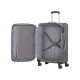 American Tourister Mala de Viagem / Trolley Médio 68cm 4R SKY SURFER Cinza/Laranja | Ref. 92MC190318