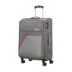 American Tourister Mala de Viagem / Trolley Médio 68cm 4R SKY SURFER Cinza/Laranja | Ref. 92MC190318