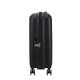 American Tourister Mala de Cabine / Trolley 55cm 4R Exp. AEROSTEP Preta | Ref. 92MD800109