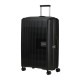 American Tourister Mala de Viagem / Trolley Grande 77cm 4R Exp. AEROSTEP Preta | Ref. 92MD800309