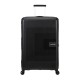 American Tourister Mala de Viagem / Trolley Grande 77cm 4R Exp. AEROSTEP Preta | Ref. 92MD800309