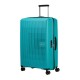 American Tourister Mala de Viagem / Trolley Grande 77cm 4R Exp. AEROSTEP Turquesa | Ref. 92MD800321