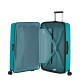 American Tourister Mala de Viagem / Trolley Grande 77cm 4R Exp. AEROSTEP Turquesa | Ref. 92MD800321