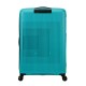 American Tourister Mala de Viagem / Trolley Grande 77cm 4R Exp. AEROSTEP Turquesa | Ref. 92MD800321