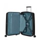 American Tourister Mala de Viagem / Trolley Médio 67cm 4R Exp. AEROSTEP Preta | Ref. 92MD800209