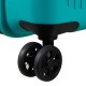 American Tourister Mala de Viagem / Trolley Médio 67cm 4R Exp. AEROSTEP Turquesa | Ref. 92MD800221