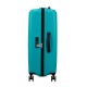 American Tourister Mala de Viagem / Trolley Médio 67cm 4R Exp. AEROSTEP Turquesa | Ref. 92MD800221