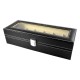 Caixa Protectora para 6 Relógios Retangular Preto/Branco | Ref. 338.6RP