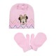 Conjunto de Gorro e Luvas Minnie Mouse Rosa | Ref. 339.VH4018