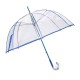 Guarda-Chuva de Senhora Benzi Manual 8V Transparente c/ Azul | Ref. 288.PA60A Guarda-Chuva de Senhora Benzi Manual 8V Transparente c/ Azul | Ref. 288.PA60A