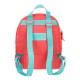 Mochila Pequena 28cm c/ Porta Merendas Minnie LOVIN LIFE Coral | Ref. 186.4722721
