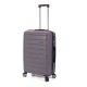 Benzi Mala de Viagem / Trolley Médio 66cm 4 Rodas Cinza | Ref. 288.BZ5673CI-B
