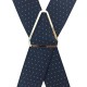 Suspensórios Adulto Joseph Louis c/ Pintas Azul Jeans | Ref. 67.3165AJ