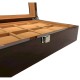 Caixa Protectora para 10 Relógios Madeira Castanho Escuro | Ref. 338.10RCE