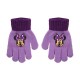 Conjunto de Cachecol e Luvas Minnie Mouse Violeta | Ref. 165.8082