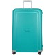 Samsonite Mala/Trolley de Viagem Gigante 81cm 4 Rodas Spinner S'CURE Aqua Blue | Ref. 9210U00411 Samsonite Mala/Trolley de Viagem Gigante 81cm 4 Rodas Spinner S'CURE Aqua Blue | Ref. 9210U00411