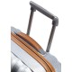 Samsonite Mala/Trolley de Viagem Médio 68cm 4 Rodas Spinner LITE-CUBE DLX Aluminium | Ref. 9282V00308