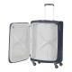 SAMSONITE Mala de Viagem / Trolley Grande 78cm 4 Rodas Exp. Base Boost Azul Marinho | Ref. 9238N00541
