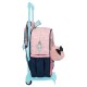 Mochila Pré-Escolar Adap. 25cm c/ Carro Enso BONJOUR Rosa | Ref. 186.95221T1