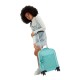 Mochila Escolar c/ 4 Rodas Kipling MESE Seagreen Met Bl | Ref. 187.50KI4480P63