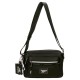 Bolsa de Tiracolo 2C c/ Bolso Frontal Reebok TINA Preta | Ref. 186.8775321