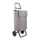 Rolser Carro de Compras JEAN TWEED 2 Rodas 43L Cinza | Ref. 253.994175