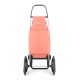 Rolser Carro de Compras SAQUET LN 6 Rodas 43L Coral | Ref. 253.991068
