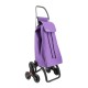 Rolser Carro de Compras SAQUET LN 6 Rodas 43L Malva | Ref. 253.991020