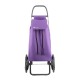 Rolser Carro de Compras SAQUET LN 6 Rodas 43L Malva | Ref. 253.991020