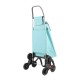 Rolser Carro de Compras SAQUET LN 6 Rodas 43L Azul Celeste | Ref. 253.991075
