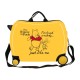 Mala de Viagem Infantil ABS 4 Rodas Winnie The Pooh Ocre | Ref. 186.2639822