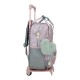 Mochila Adap. 28cm c/ Carro Enso BEAUTIFUL DAY Lilás | Ref. 186.95122T1