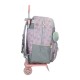 Mochila Adap. 44cm 2C c/ Carro Enso BEAUTIFUL DAY Lilás | Ref. 186.95127T1