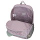 Mochila Adap. 44cm 2C c/ Carro Enso BEAUTIFUL DAY Lilás | Ref. 186.95127T1